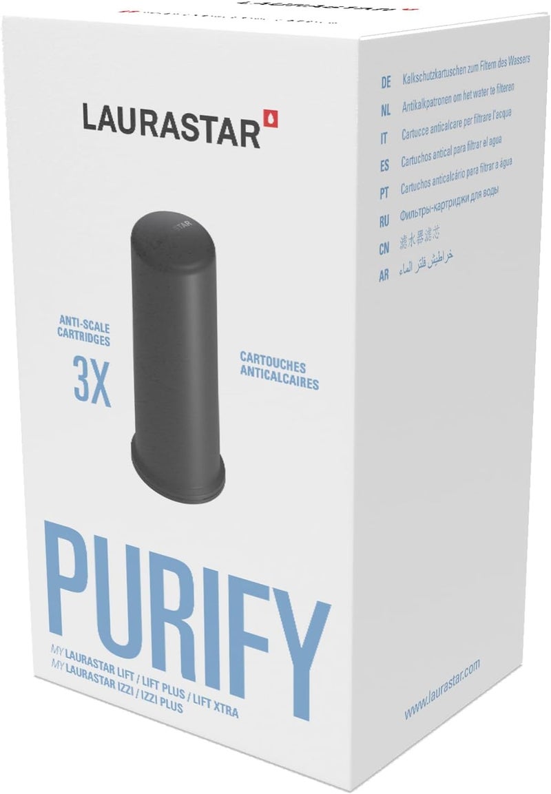 Laurastar Kalkschutzkartuschen zur Wasserfilterung 3-er Set - Image 1
